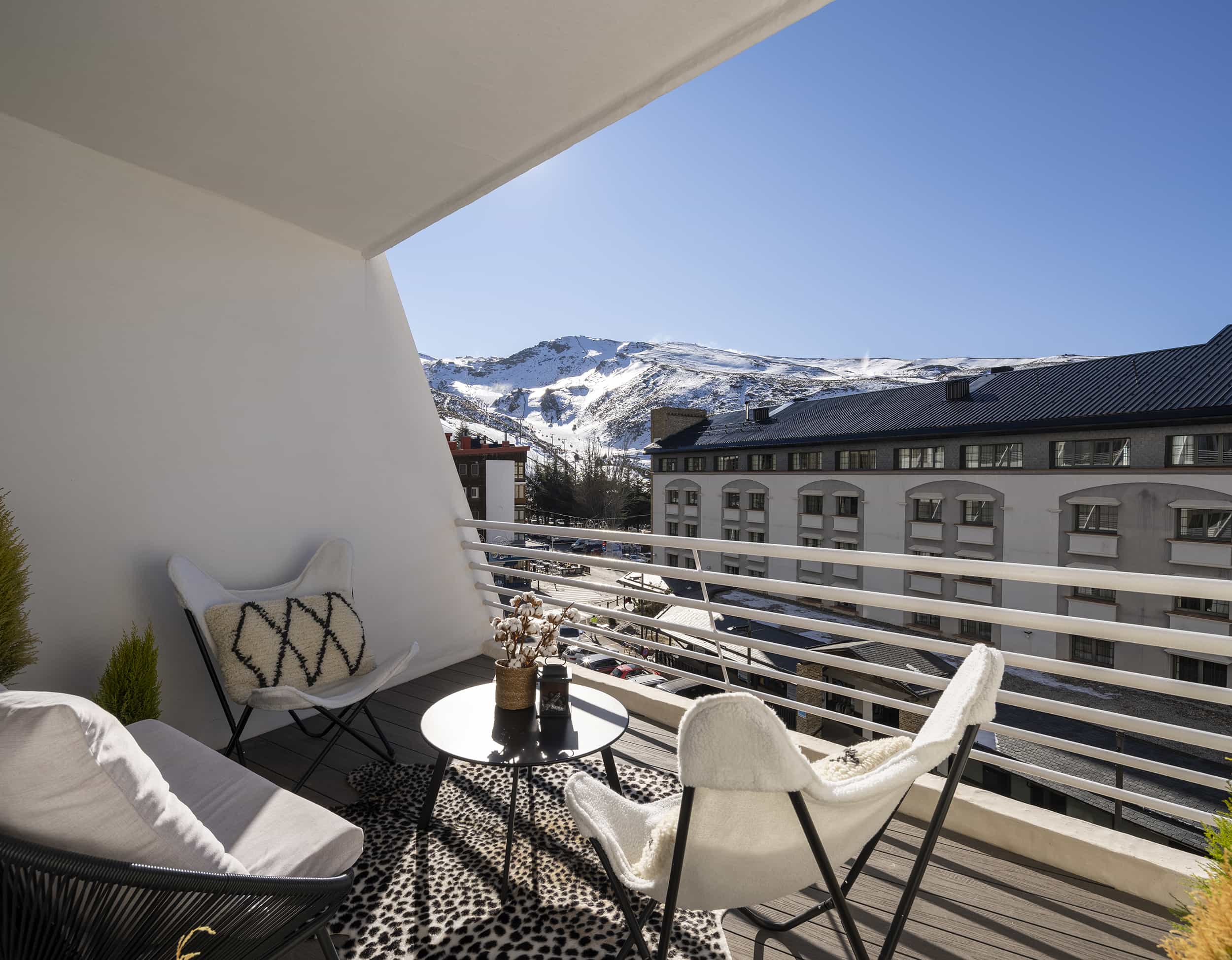 Cojines Alfombra Nieve Snow Home Apartment Sierra Nevada